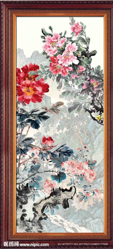 国画牡丹