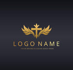 金色logo设计