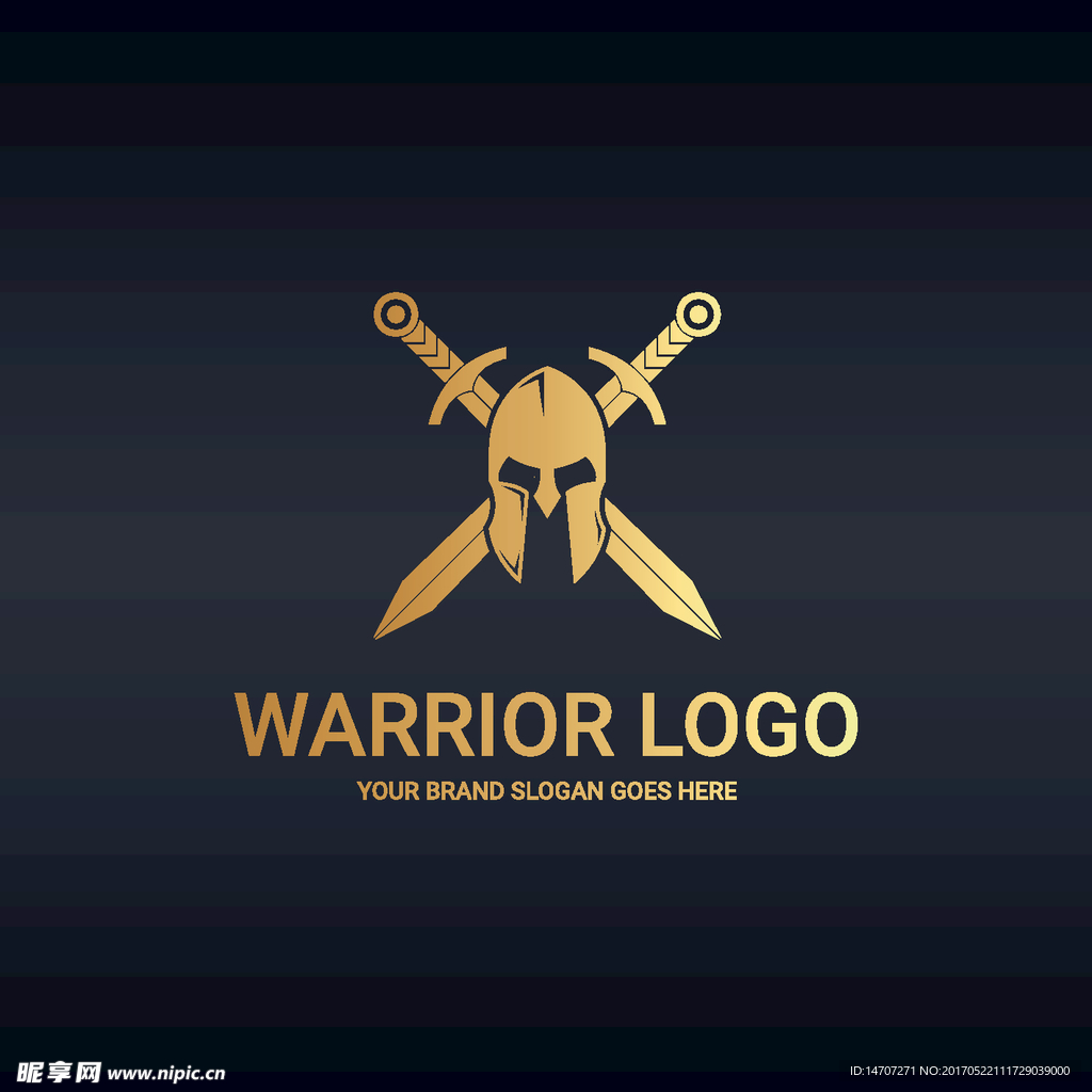 金色logo设计