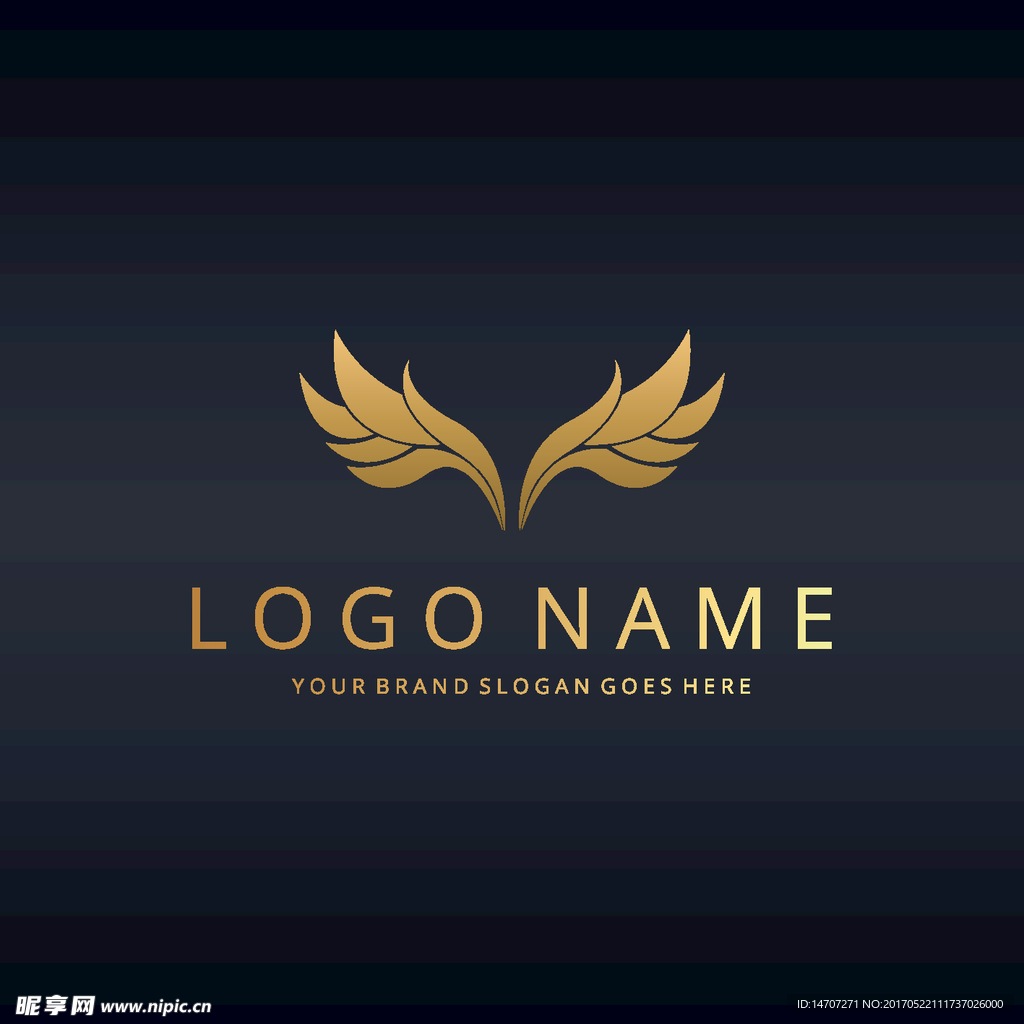 金色logo设计