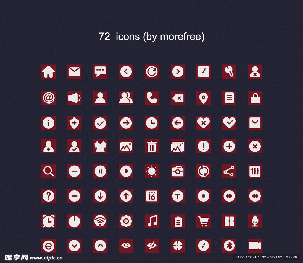 按钮图标标志标识icons