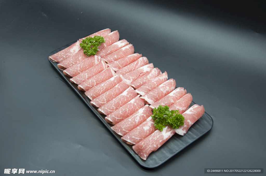 精美羊肉片