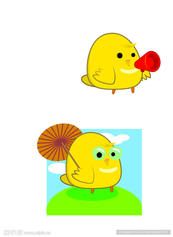 小鸡卡通形象