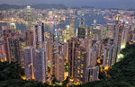 香港夜景太平山顶