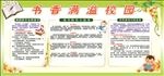 学校校园书香文化展板