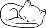 小猫咪线条图