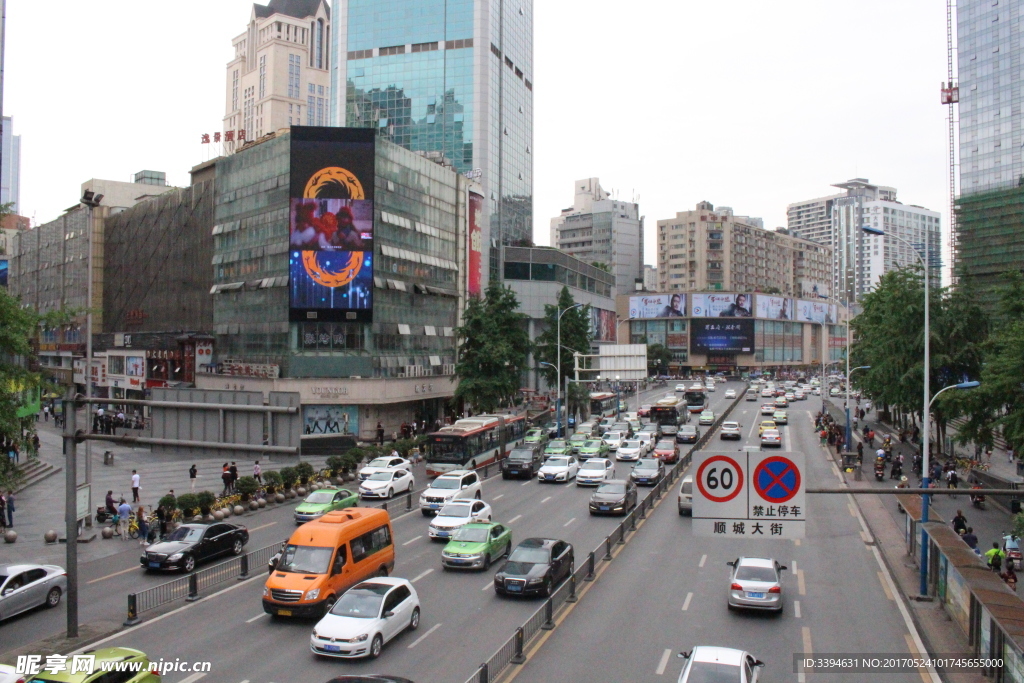 繁忙的城市