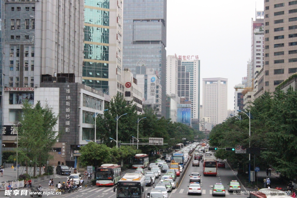 繁忙的城市