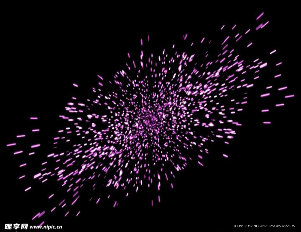 紫色爆炸烟花视频素材