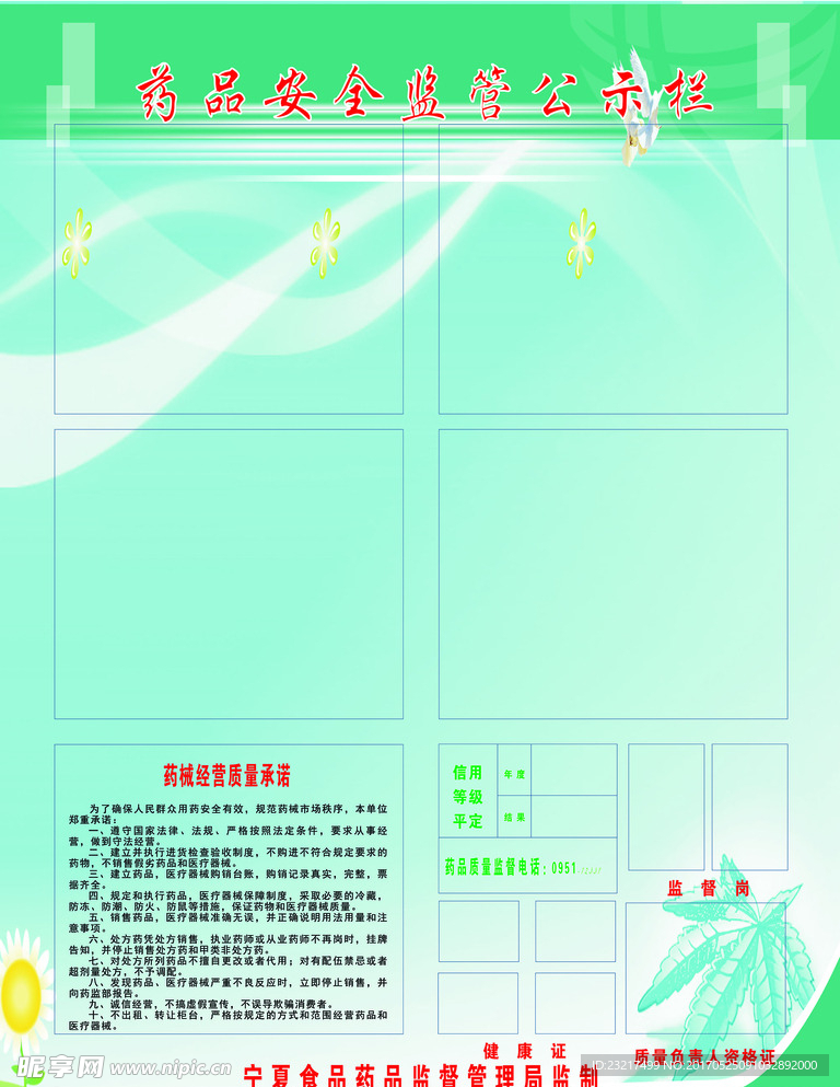 药品安全公示栏