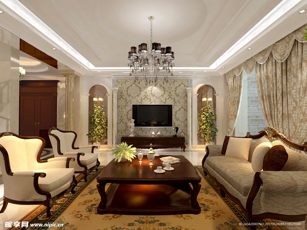 室内设计客厅效果图