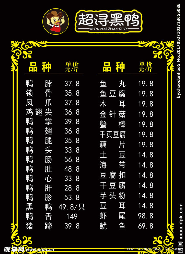 超汛黑鸭