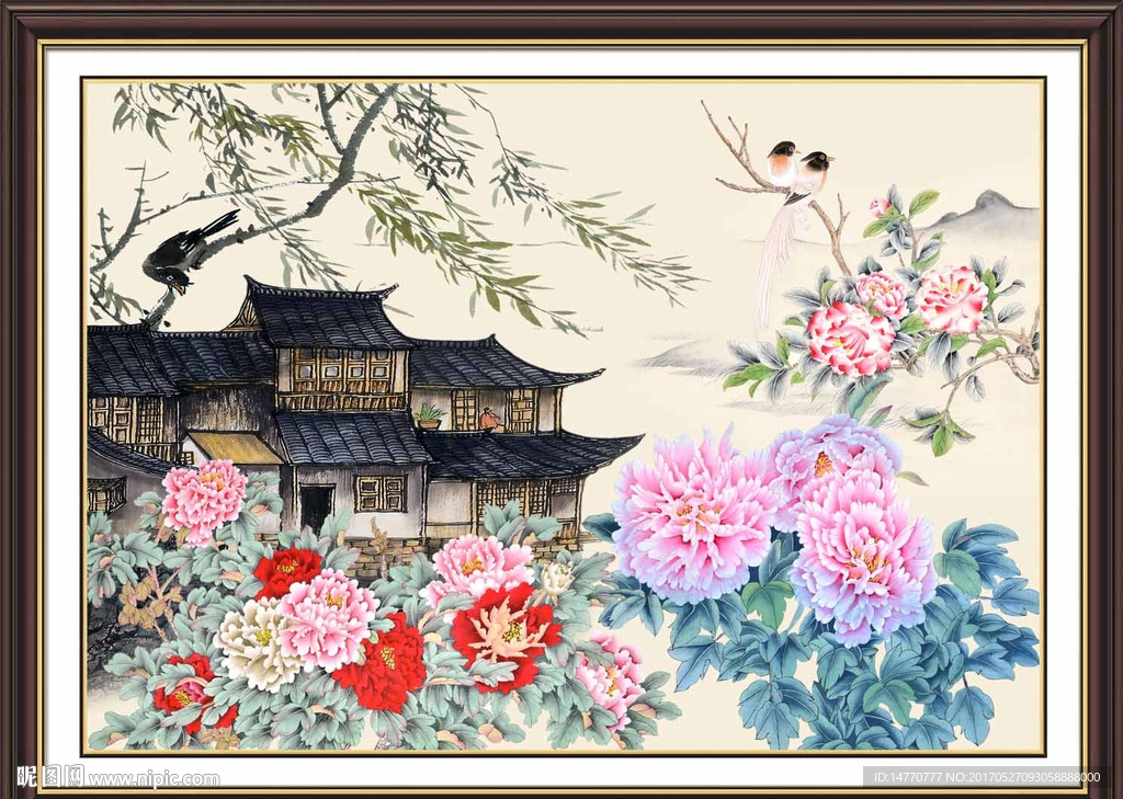 花开富贵 花鸟江南