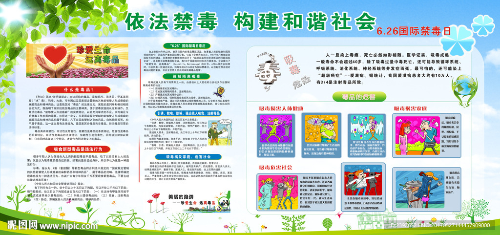 禁毒展板