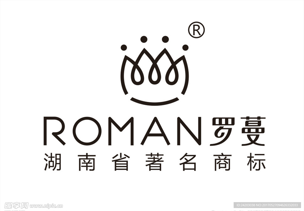 罗蔓 标志 logo