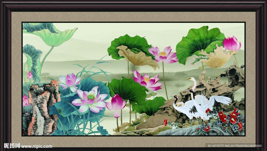 荷花图