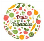水果和蔬菜的健康食品