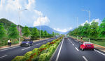 道路效果图