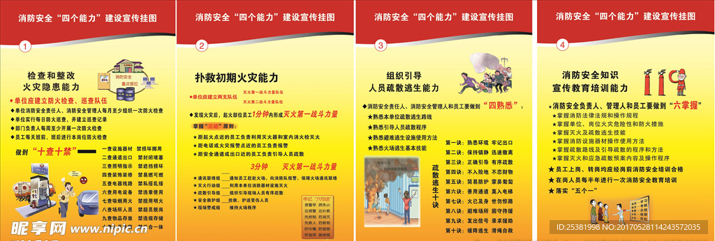 消防安全四个教育
