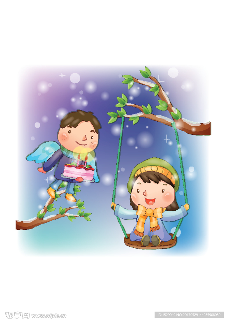 卡通儿童插画