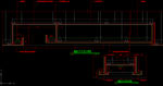 门厅天花cad大样图 剖面详图