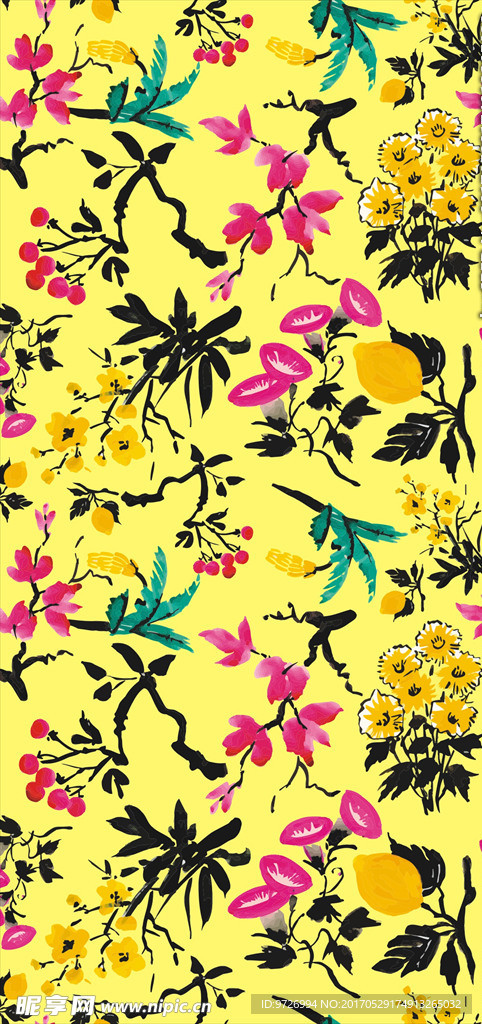 植物花卉素材下载柠檬图案下载