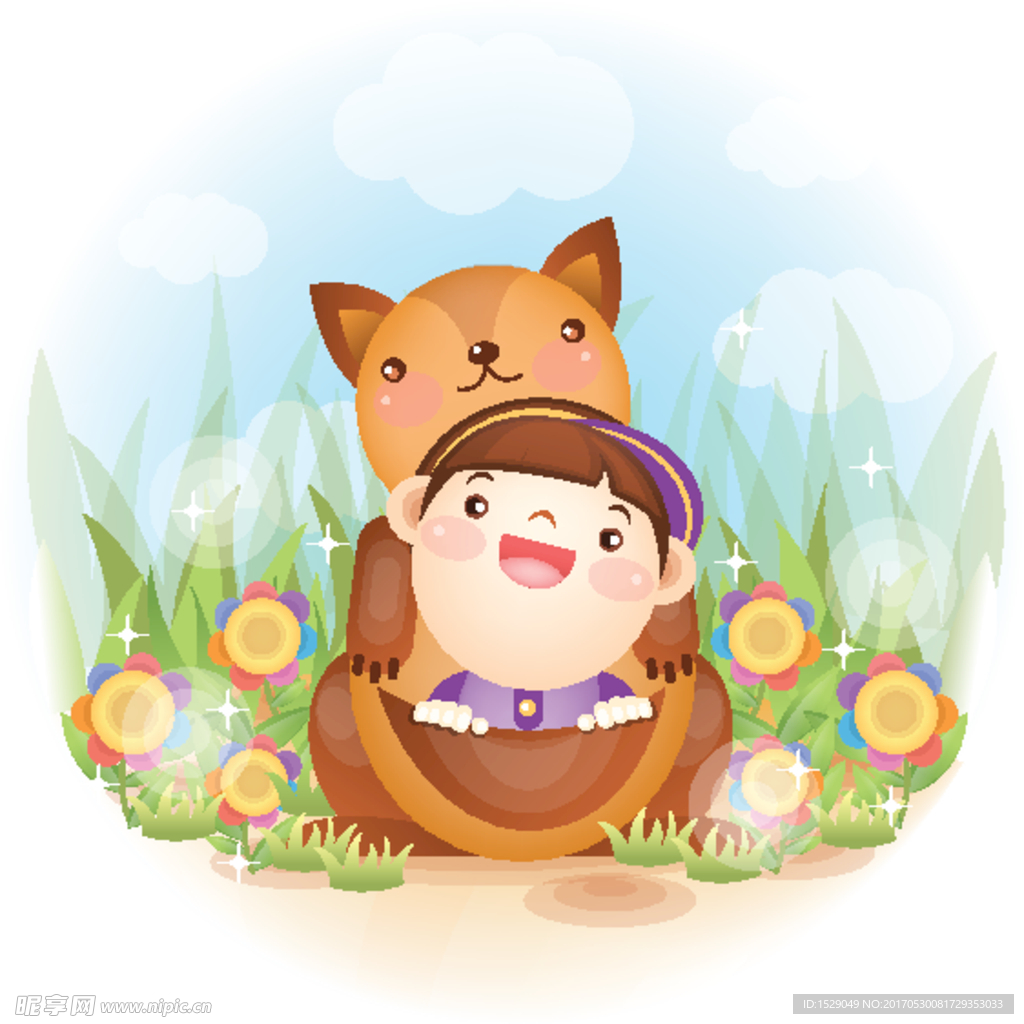 卡通儿童插画