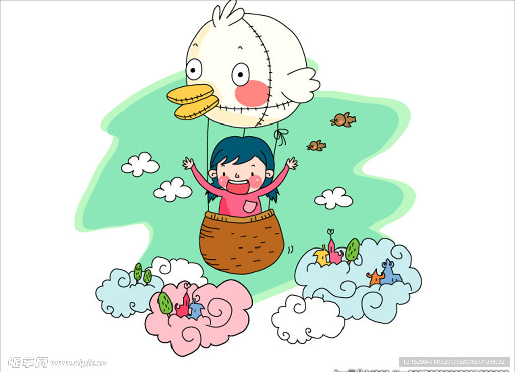 卡通儿童插画