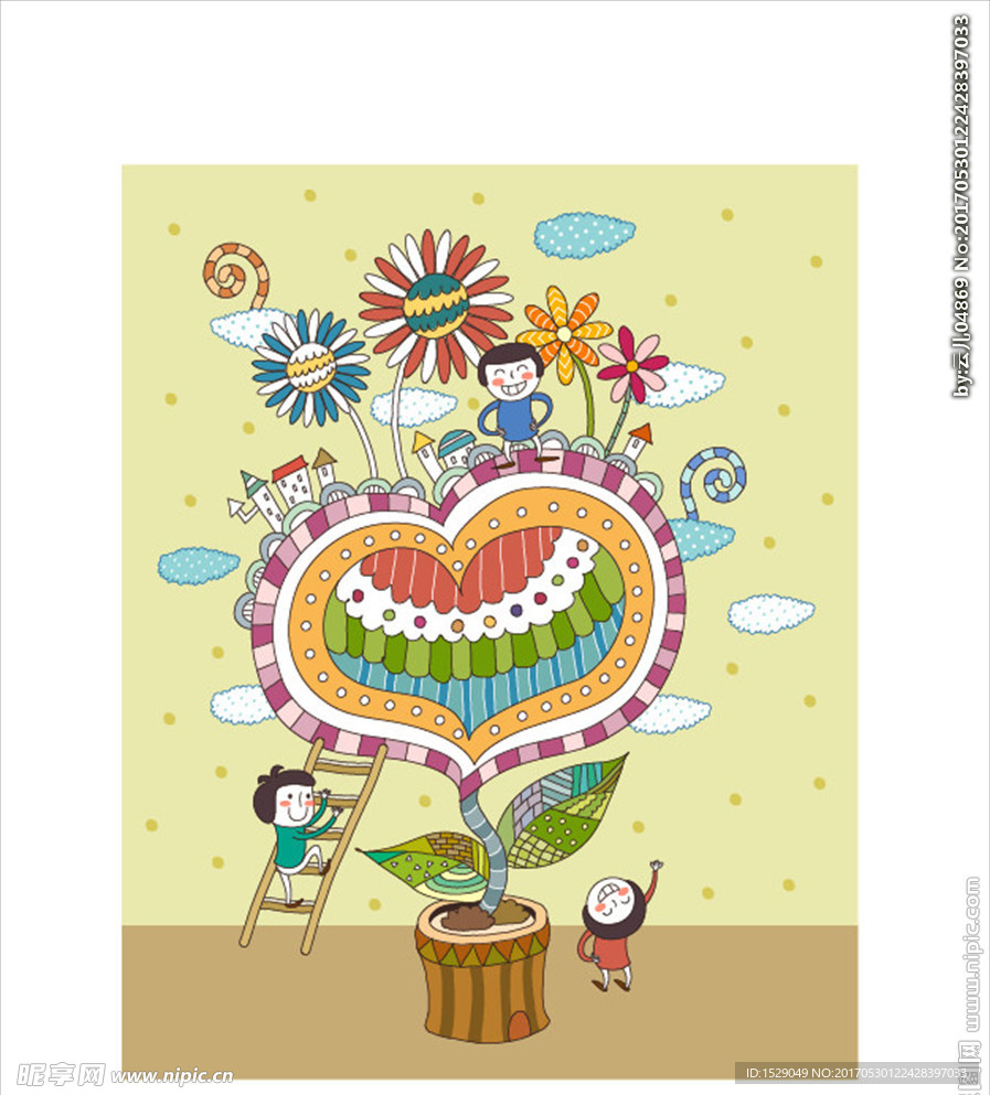 卡通儿童插画