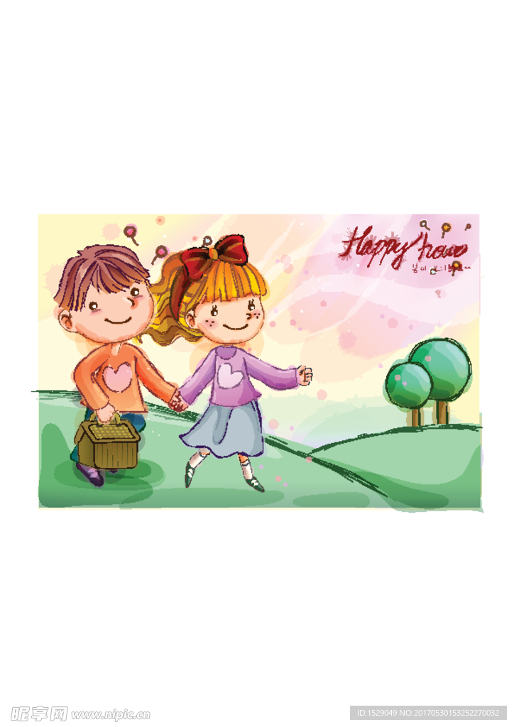卡通儿童插画