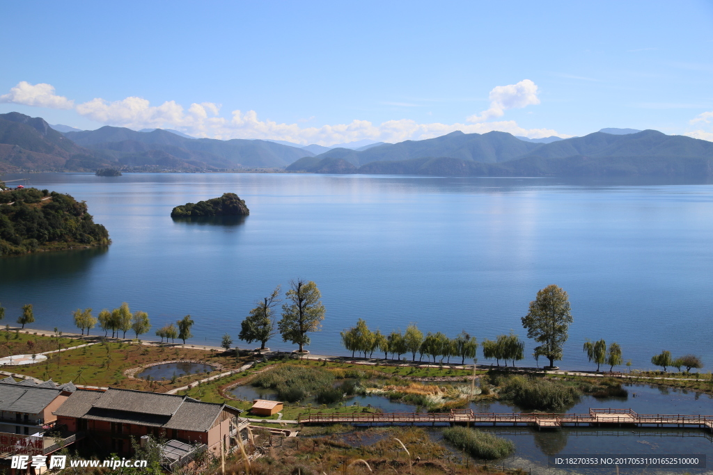 泸沽湖美景