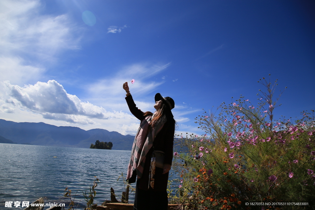 泸沽湖风光