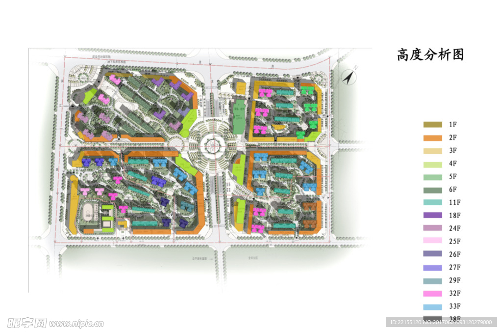 高度分板图