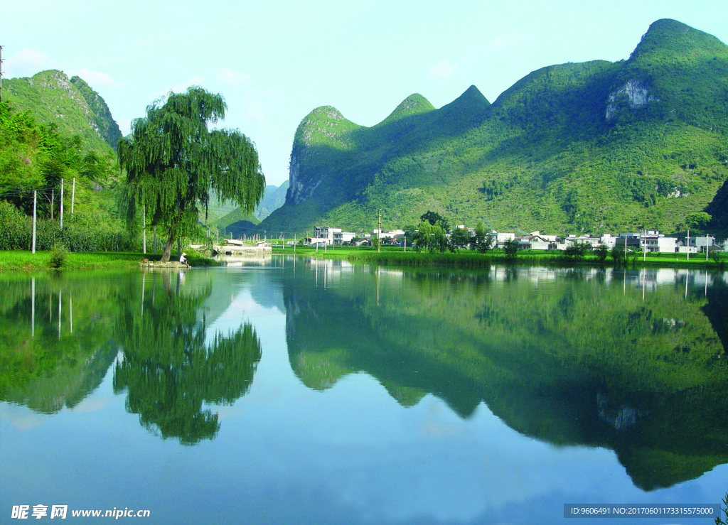 湖泊美景