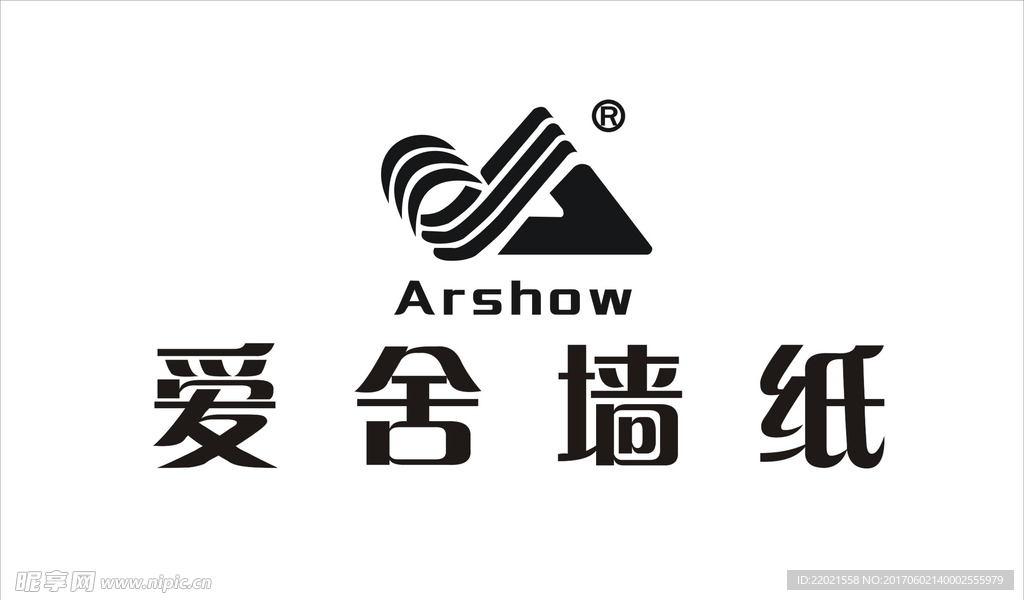 爱舍墙纸logo