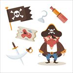 海盗船长的角色元素