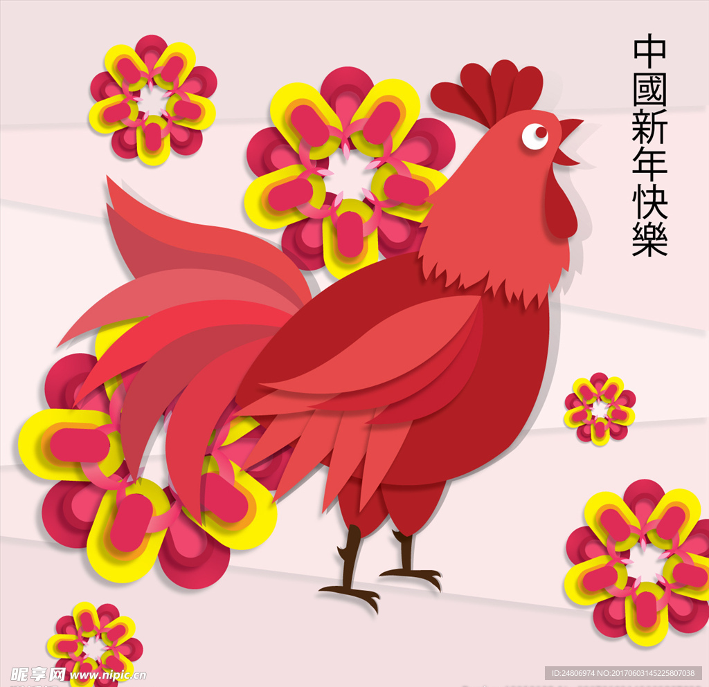 红色背景矢量