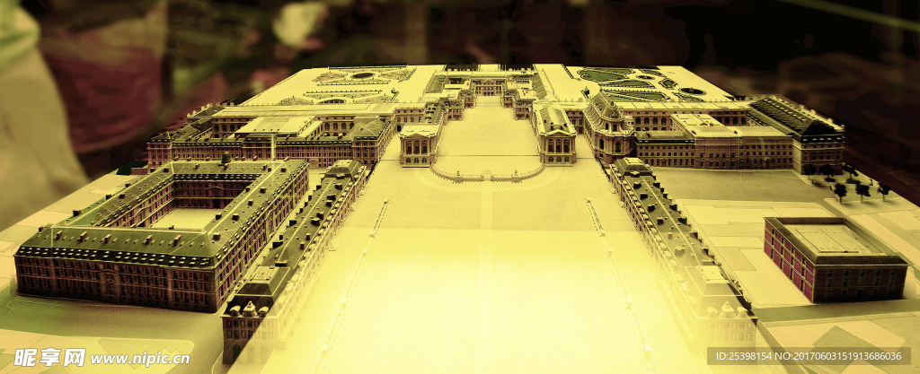 凡尔赛宫模型全景