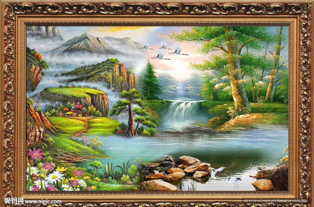 油画风景