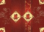 红色婚庆封面