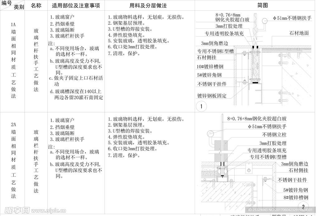 玻璃栏杆扶手