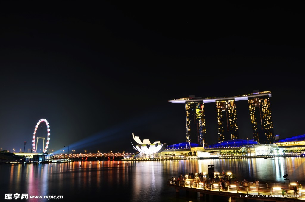 新加坡金沙夜景