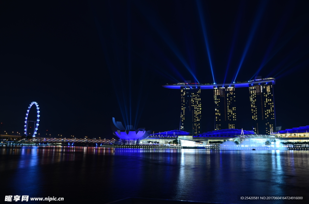 新加坡金沙夜景