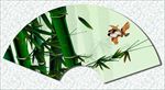 高风亮节扇面设计图