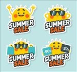 夏季促销标签