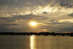 沈阳丁香湖 黄昏 夕阳