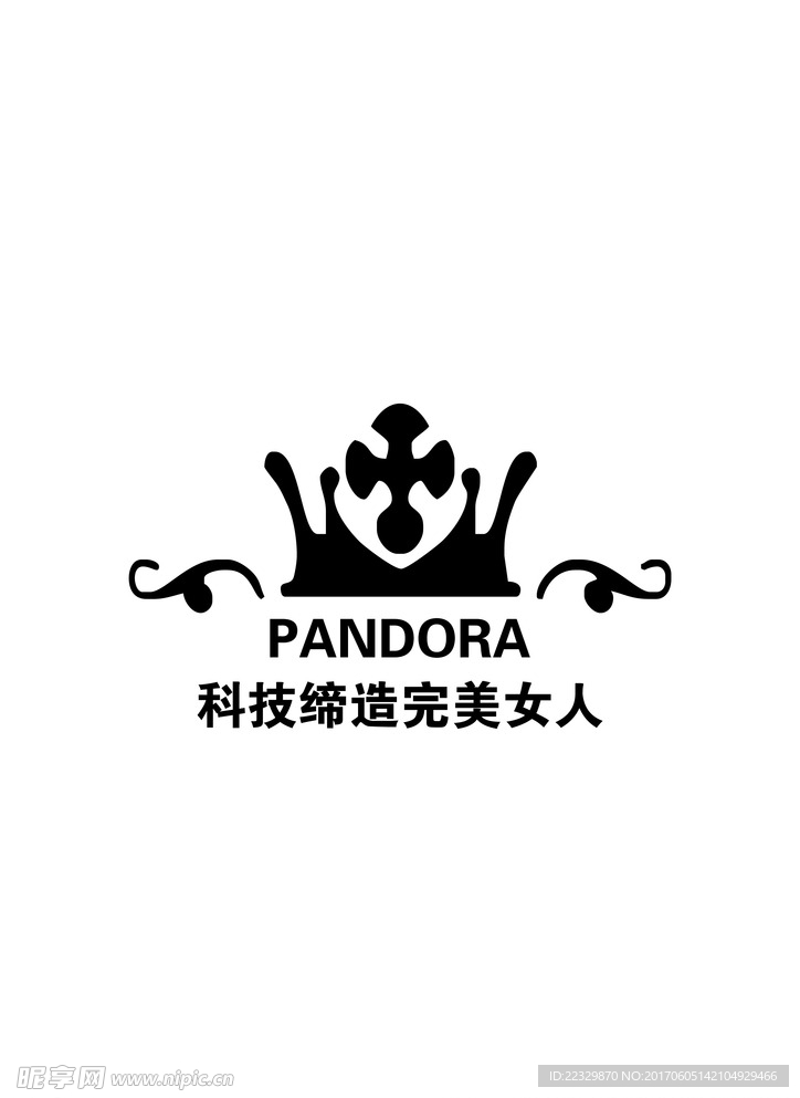 潘多拉logo标志矢量图