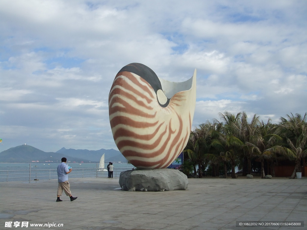 海洋生物雕塑