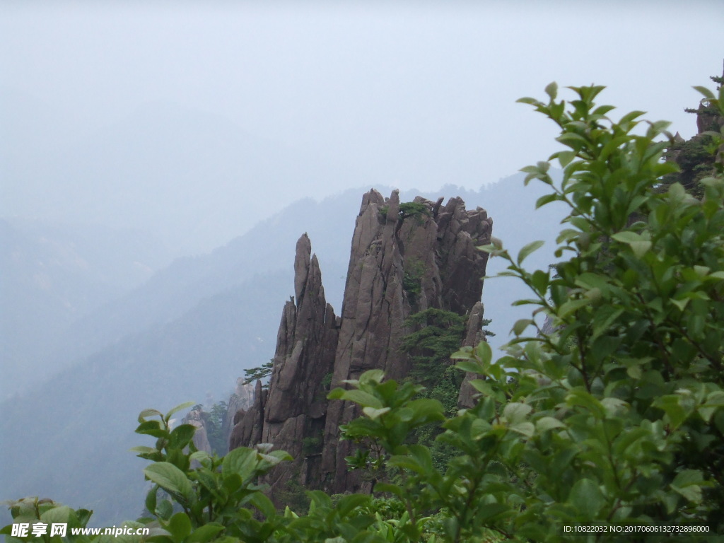 黄山奇石风光