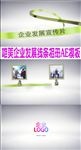唯美企业发展线条相册AE模板